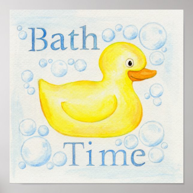 Rubber Ducky Bath Poster (Vorne)