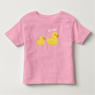 Rubber Ducky Big Sister Kleinkind T-shirt