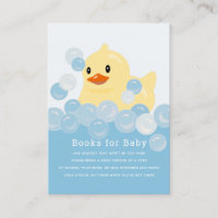 Rubber Ducky Boy Blue Baby Showbuchanfrage