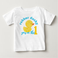 Rubber Ducky Du bist der Erste Geburtstag T - Shir