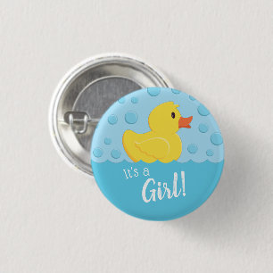 Rubber Ducky Es ist ein Boy Button Button Abzeiche