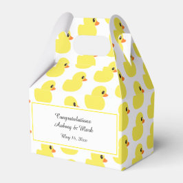 "Rubber Ducky" Gable Favor Box Geschenkschachtel
