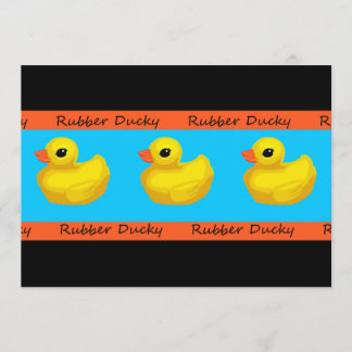 Rubber Ducky Geburtstagsparty Einladungen