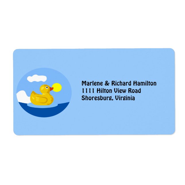 Rubber Ducky geht zum Schwimmen (Vorne)