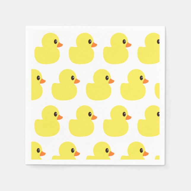 "Rubber Ducky Paper Napkins" Serviette (Vorderseite)