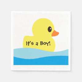 "Rubber Ducky" Personalisiertes Papier Napkins Serviette