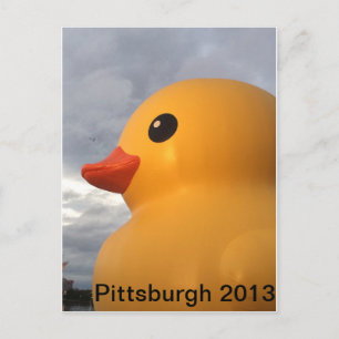 Rubber Ducky Pittsburgh Postkarte