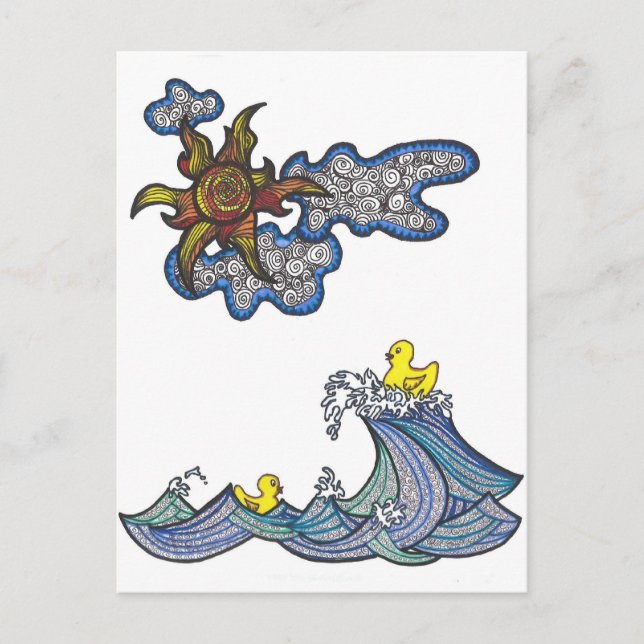 Rubber Ducky Postkarte (Vorderseite)