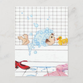 Rubber Ducky Postkarte