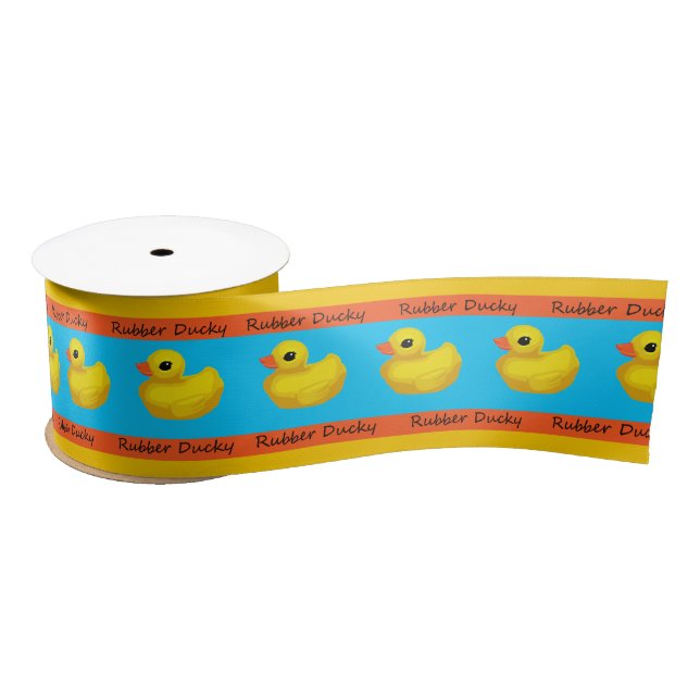 Rubber Ducky Satinband (Spule)