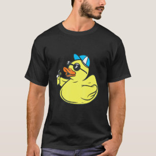 Rubber Ducky Sonnenbrille Sommer Party Duck Toy Ki T-Shirt