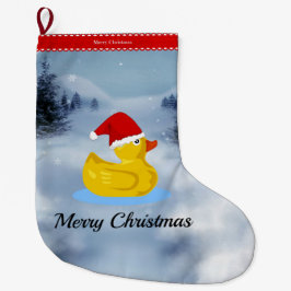 Rubber Ducky Weihnachtsgrüße Großer Weihnachtsstrumpf