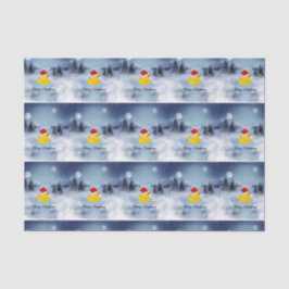 Rubber Ducky Weihnachtsgrüße Seidenpapier