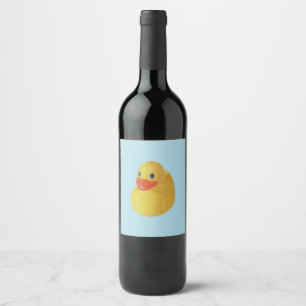 Rubber Ducky Weinetikett
