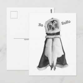 Rubber Hühnchen Santa Postcard Postkarte