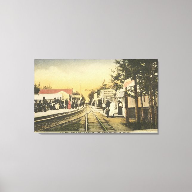 Rubberneck Row Railview Leinwanddruck (Vorderseite)