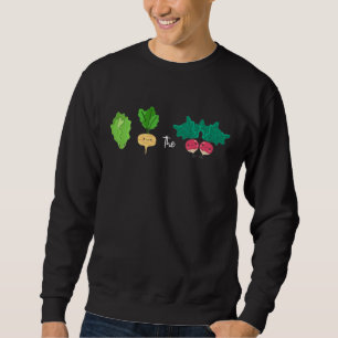Rübe aus Salat Rübe Beat Vegan Puppe Sweatshirt