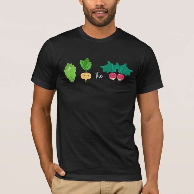 Rübe aus Salat Rübe Beat Vegan Puppe T-Shirt (Vorderseite)