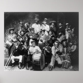 Rube Band, 1908 Poster