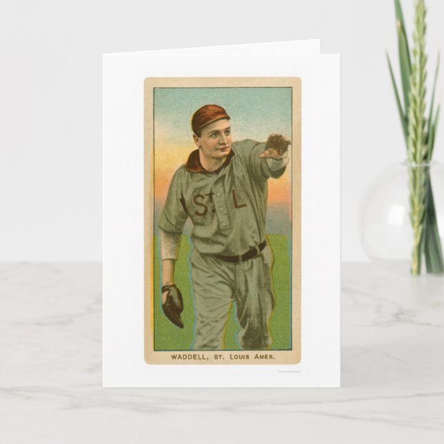 Rube Waddell Baseball 1909 Karte (Vorderseite)