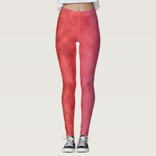 Rubelroter Dunst in der Dämmerung Leggings