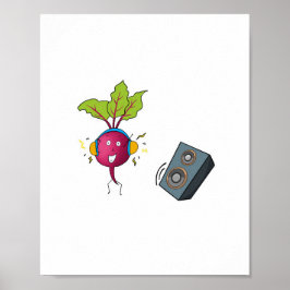 Rüben, Beats, Musik, DJ-Thema Poster