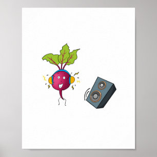 Rüben, Beats, Musik, DJ-Thema Poster