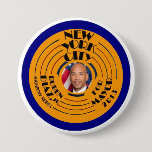 Ruben Diaz, Bürgermeister 2013 jr.-NYC Button