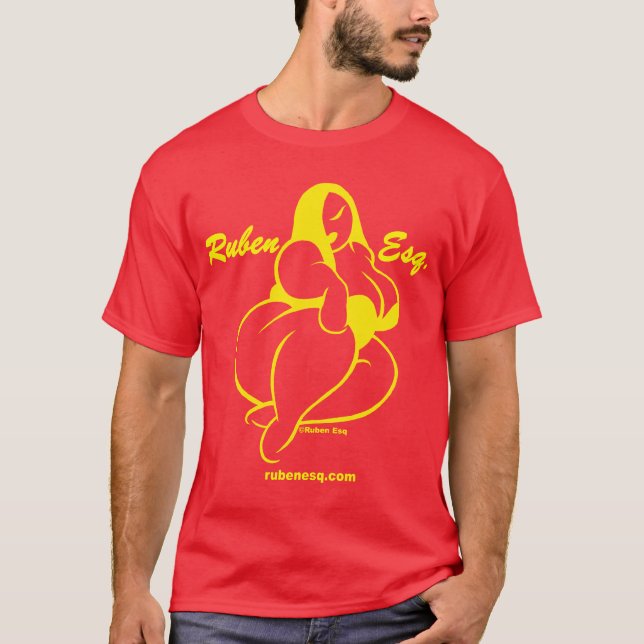 Ruben Esq Logo (Gelb) T-Shirt (Vorderseite)