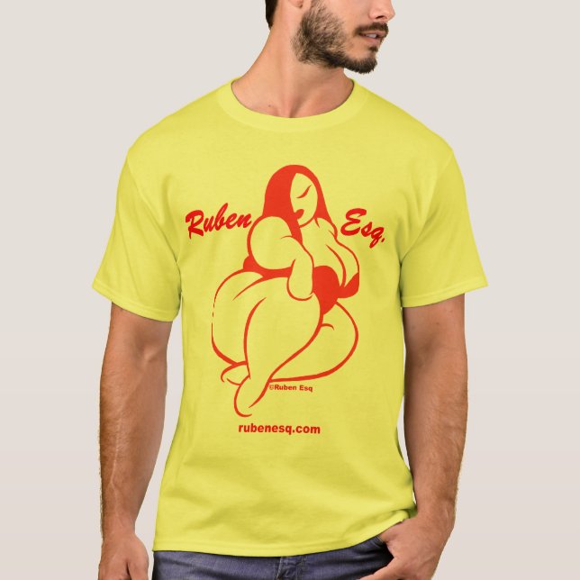 Ruben Esq Logo (rot) T-Shirt (Vorderseite)