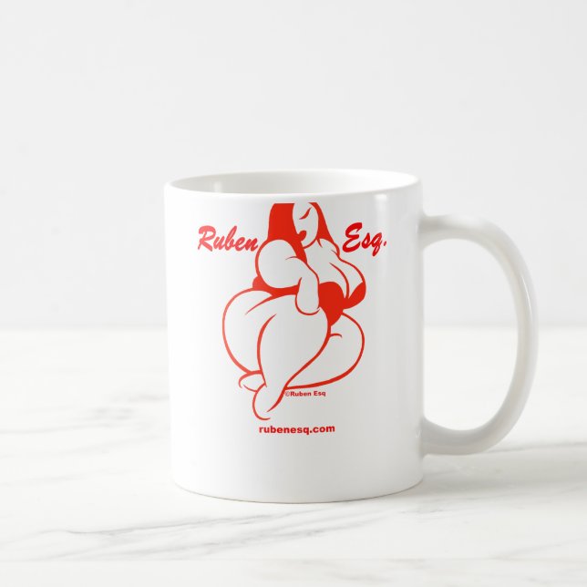 Ruben Esq Logo-Tasse Kaffeetasse (Rechts)