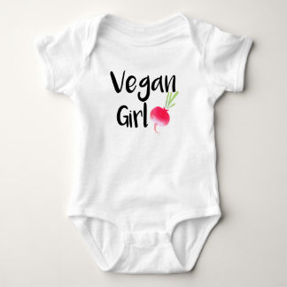 Rübenbaby "Vegan Girl" Baby Strampler
