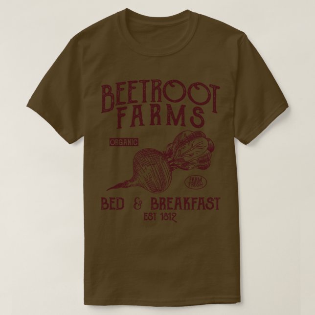 Rübenfarm Bed and Breakfast T-Shirt (Design vorne)