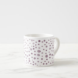 Rübenkonfetti Wasserfarbe Dots Espresso Tasse