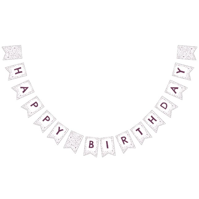 Rübenkonfetti Wasserfarben Punkte Jagdflagge Wimpelkette (Alle)