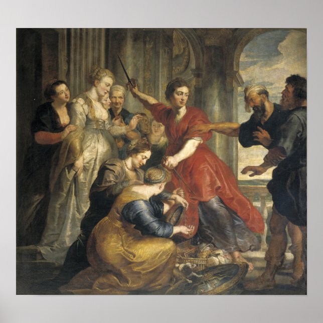 Rubens - Achilles Discovery. Odysseus, Diomedes. Poster (Vorne)