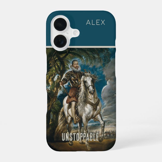 Rubens Duke of Lerma Unstoppable Custom Phone Case iPhone 16 Hülle (Rückseite)