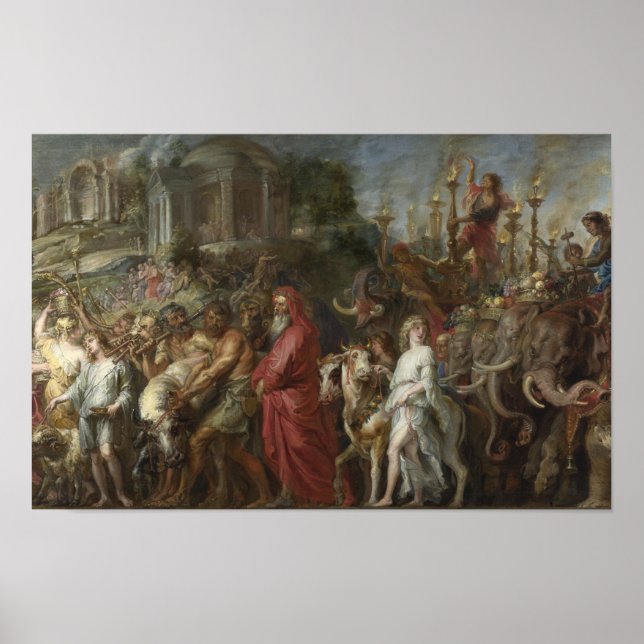 Rubens - ein römischer Triumph Poster (Vorne)