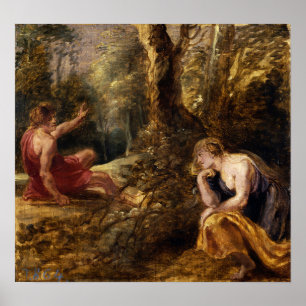 Rubens - Kephalos und Prokris Poster