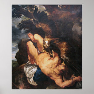 Rubens - Prometheus Bound (Philadelphia-Museum) Poster