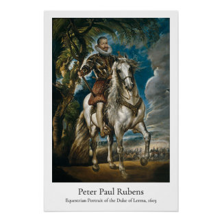 Rubens – Reitporträt des Herzogs von Lerma Poster