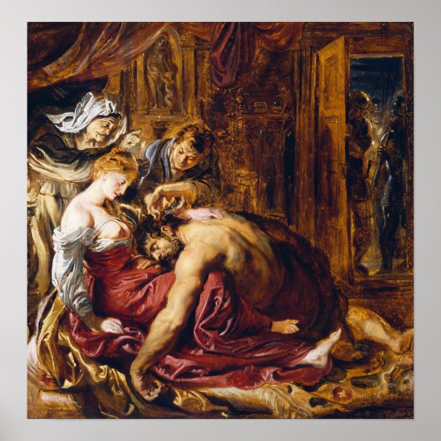 Rubens - Samson und Delilah Poster (Vorne)