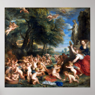 Rubens - Verehrung der Venus Poster