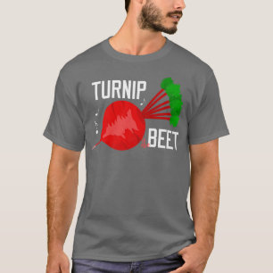 Rübenschnitzel Gemüsepflanze und Vegane Vegetaria T-Shirt