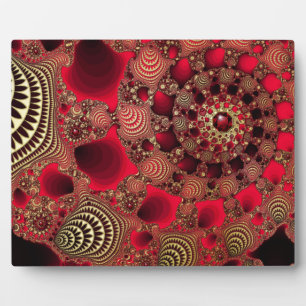 Rubies & Gold Foto Plaque Fotoplatte