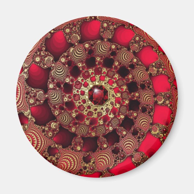 Rubies & Gold Magnet (Vorne)
