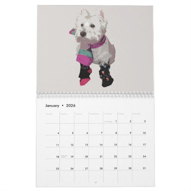 Rubin der Westie 2010 Kalender (Jan 2026)
