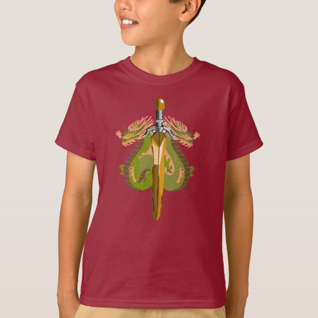 Rubin-Flammendrachensiegel T-Shirt (Vorderseite)