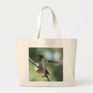 Rubin-Kehle nimmt Flügel-Tasche Jumbo Stoffbeutel
