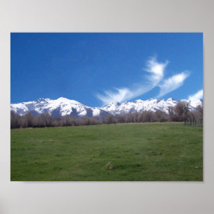 Rubin Mountains im April Poster